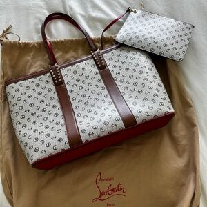 Christian Louboutin Large Cabata Loile Endt Peace N Love Tote